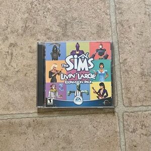 THE SIMS - Livin' Large Expansion Pack With Code - PC CD ROM